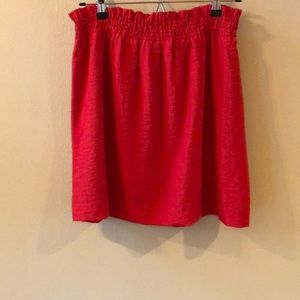 J. Crew Bright Red Mini Skirt 8